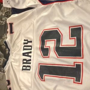 New England Brady jersey Size 2XL White